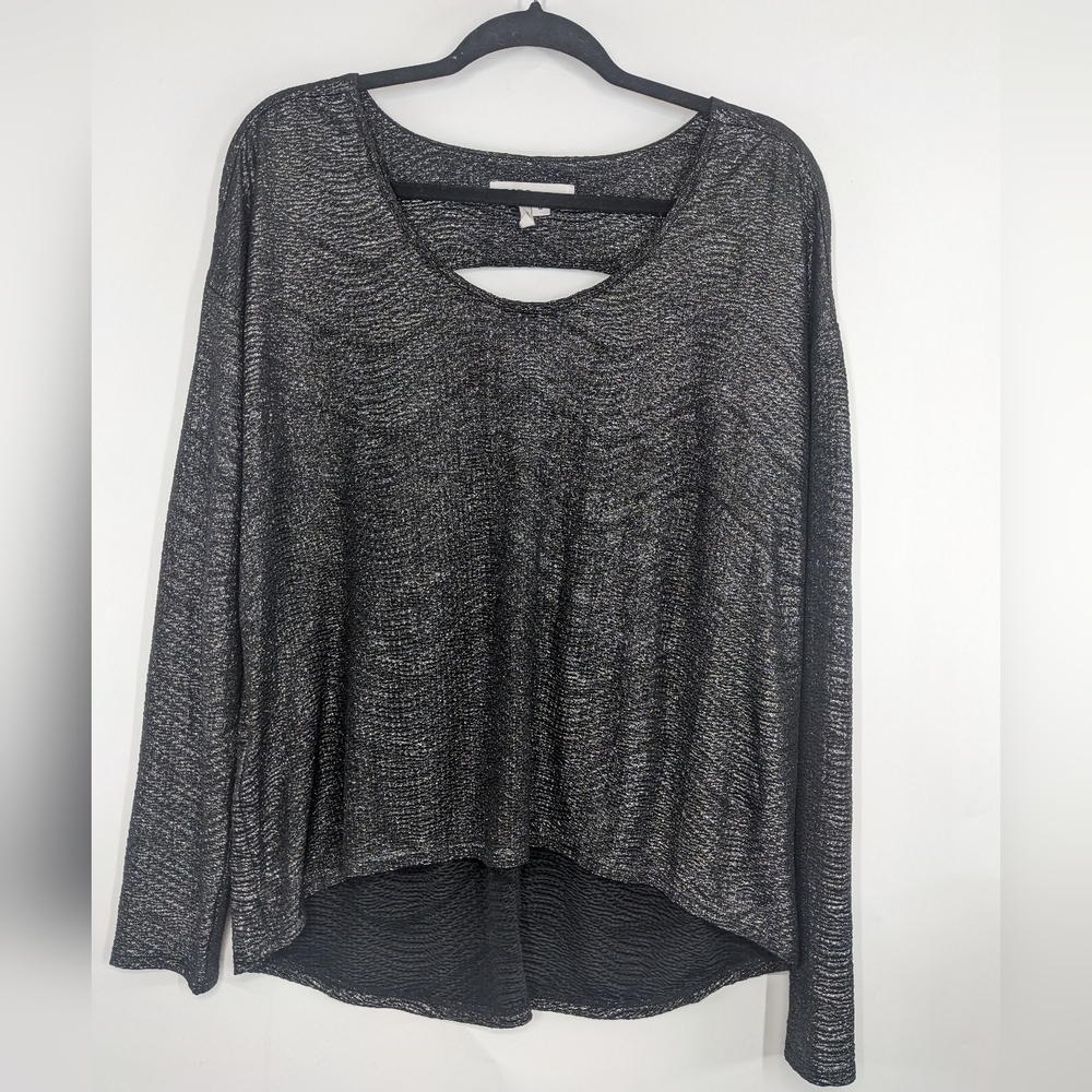 BCBGeneration  Long Sleeve Cutout Back Top